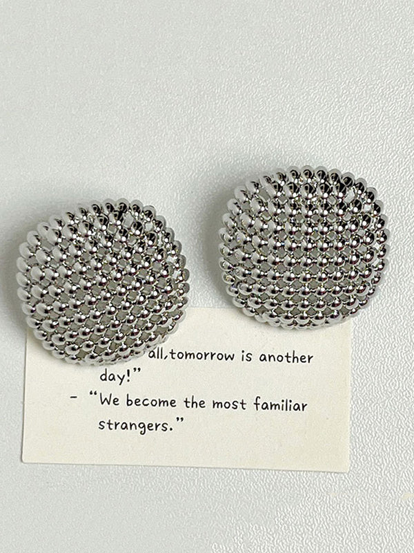 Geometric Rhine Stones Drop Earrings