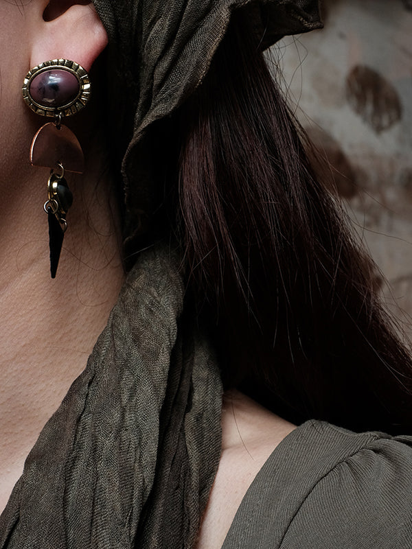 Geometric Drop Earrings