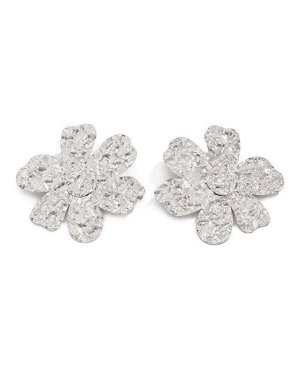 Irregularity Flower Shape Earrings Accessories