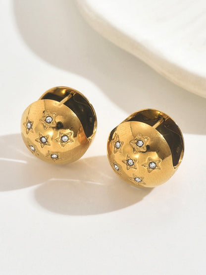 Geometric Star Shape Earrings Accessories