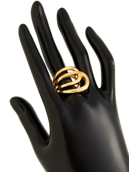 Irregularity Geometric Shiny Rings Accessories