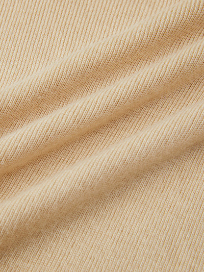 Long Sleeves Skinny Solid Color High-Neck Knitwear Pullovers Sweater Tops