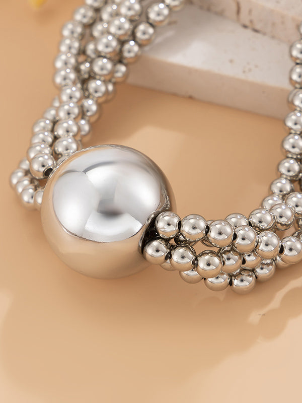 Beaded Solid Color Dainty Necklace Necklaces Accessories