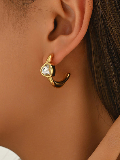 Heart Shape Earrings Accessories