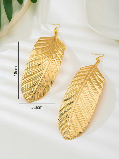 Leaves Shape Earrings Accessories