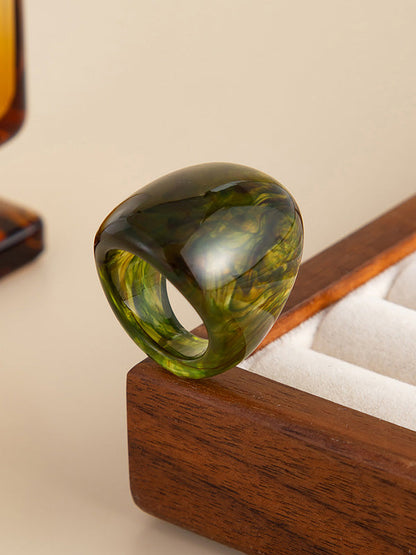 Irregularity Geometric Shiny Rings Accessories