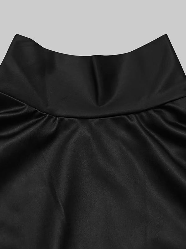 Loose Sleeveless Colorful Hollow Shawl Collar Maxi Dresses