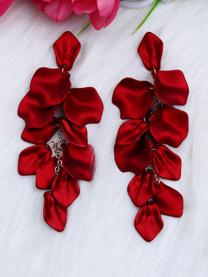 Chains Flower Shape Earrings Accessories