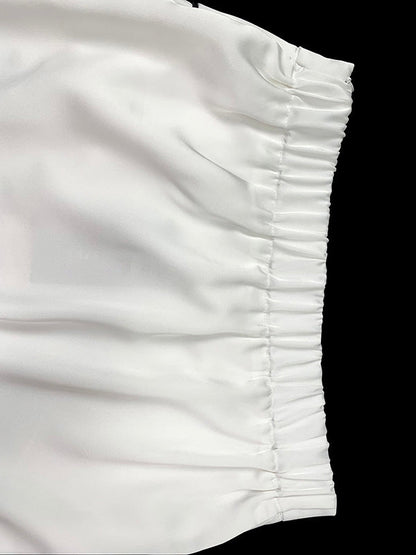 High-Low Loose Asymmetric Printed Split-Joint Skirts Bottoms
