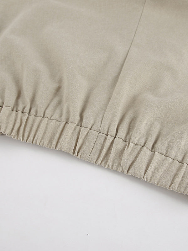 Loose Hollow Split-Joint Halter-Neck Vest + Elasticity High Waisted Pants Trousers Two Pieces Set