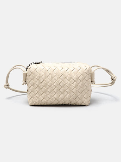 Woven Zipper Bags Crossbody Bags
