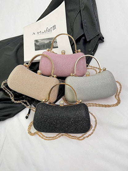 Chains Geometric Shiny Bags Crossbody Bags Handbags