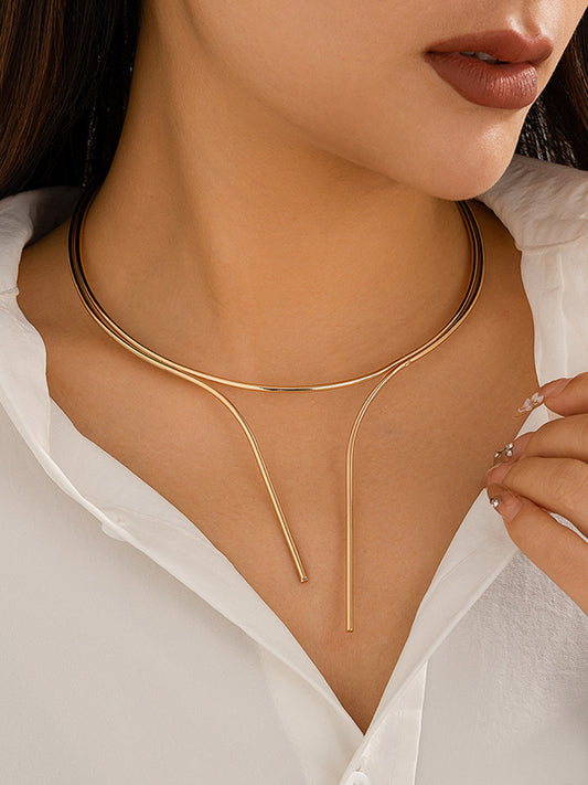 Normcore Solid Color Necklaces Accessories