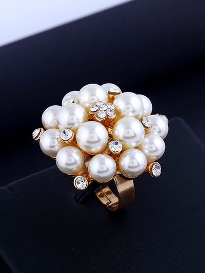 Adjustable Flower Shape Geometric Rings Accessories
