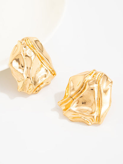 Irregularity Shiny Earrings Accessories
