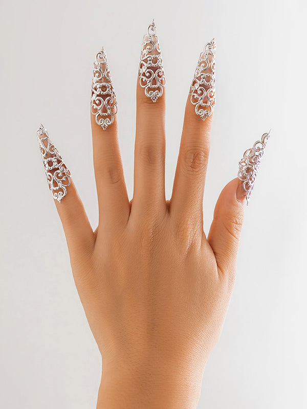 Geometric Hollow Nail Protectors