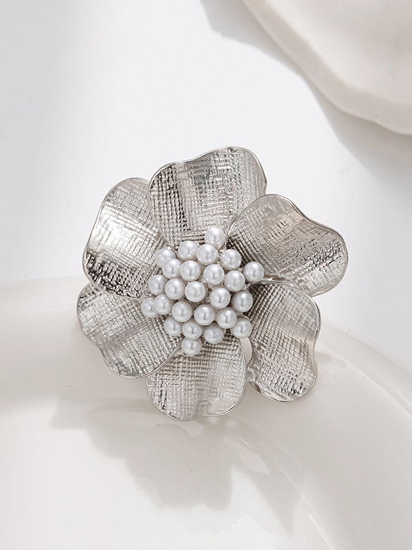 Flower Shape Geometric Rings Accessories