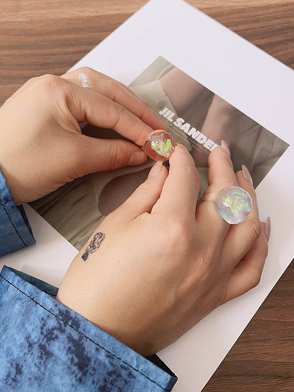 Geometric Rings Accessories