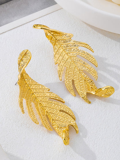 Leaves Shape Earrings Accessories