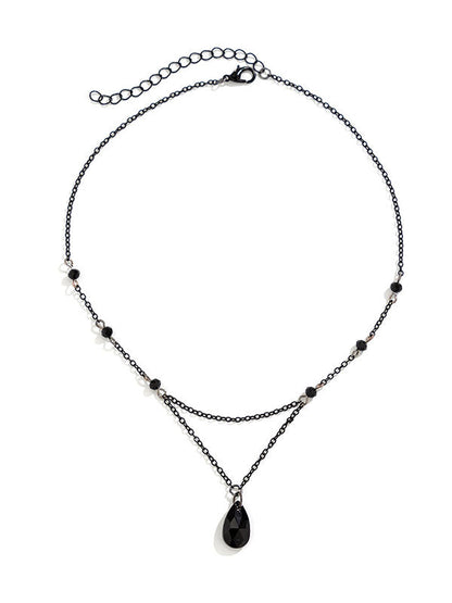 Double Layered Geometric Necklaces Accessories
