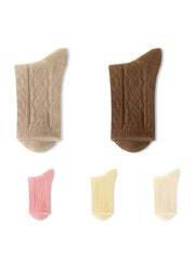 Set1(Coffee Yellow Beige Khaki Pink)