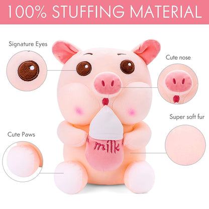 Cuddly Stuffed Pig Animal