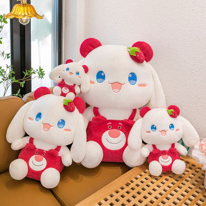 Sweet Bunny Strawberry Plush