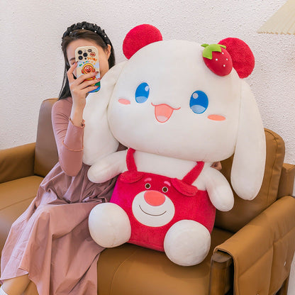 Sweet Bunny Strawberry Plush