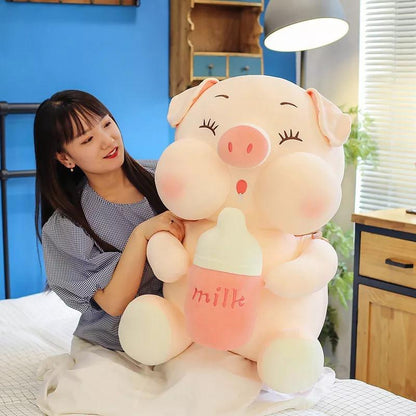 Cuddly Stuffed Pig Animal