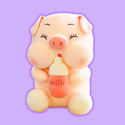 Cuddly Stuffed Pig Animal