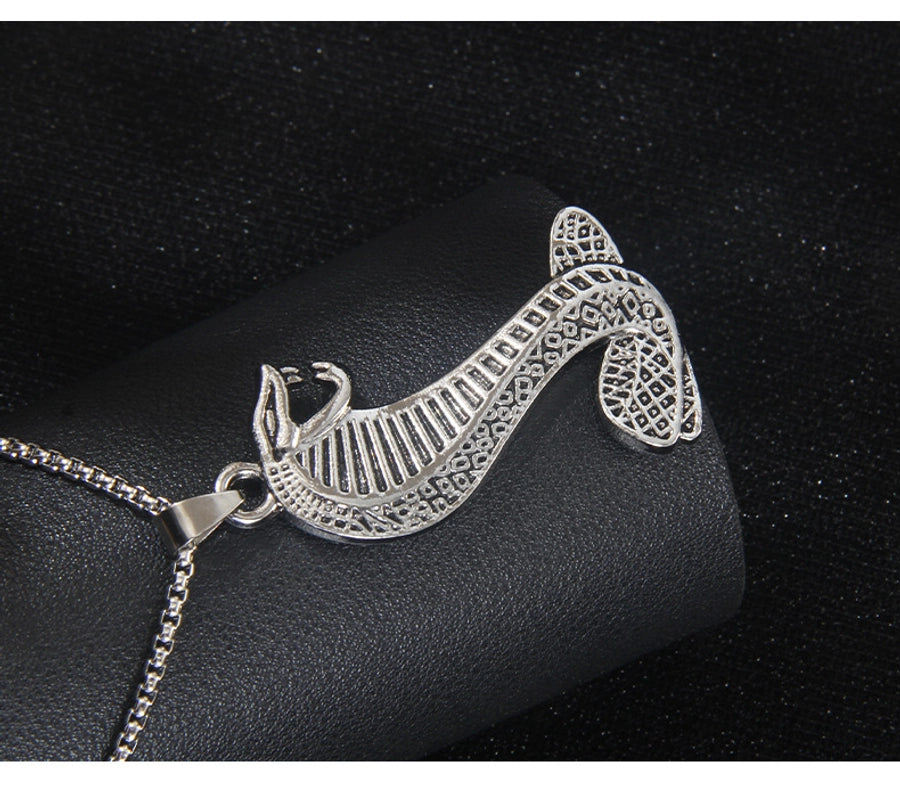 Hip-Hop Exaggerated Snake 201 Stainless Steel Alloy Unisex Pendant Necklace