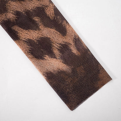 Daily Women's Streetwear Leopard Spandex Polyester Pants Sets Pants Sets