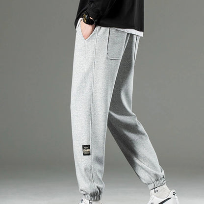 Men's Solid Color Simple Style Classic Style Loose Men's Bottoms