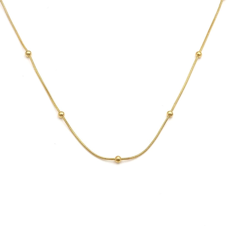 Jewelry Modern Style Commute Solid Color Titanium Steel Pendant Necklace