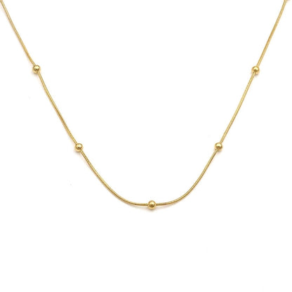 Jewelry Modern Style Commute Solid Color Titanium Steel Pendant Necklace