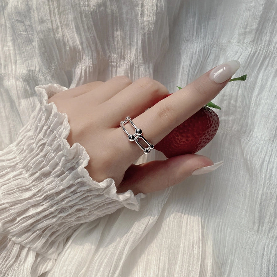 925 Sterling Silver U Shape Rings