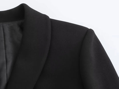 Women's Blazer Long Sleeve Blazers Formal Solid Color
