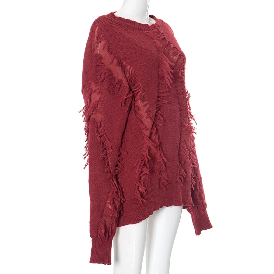 Women's Sweater Long Sleeve Sweaters & Cardigans Streetwear Solid Color
