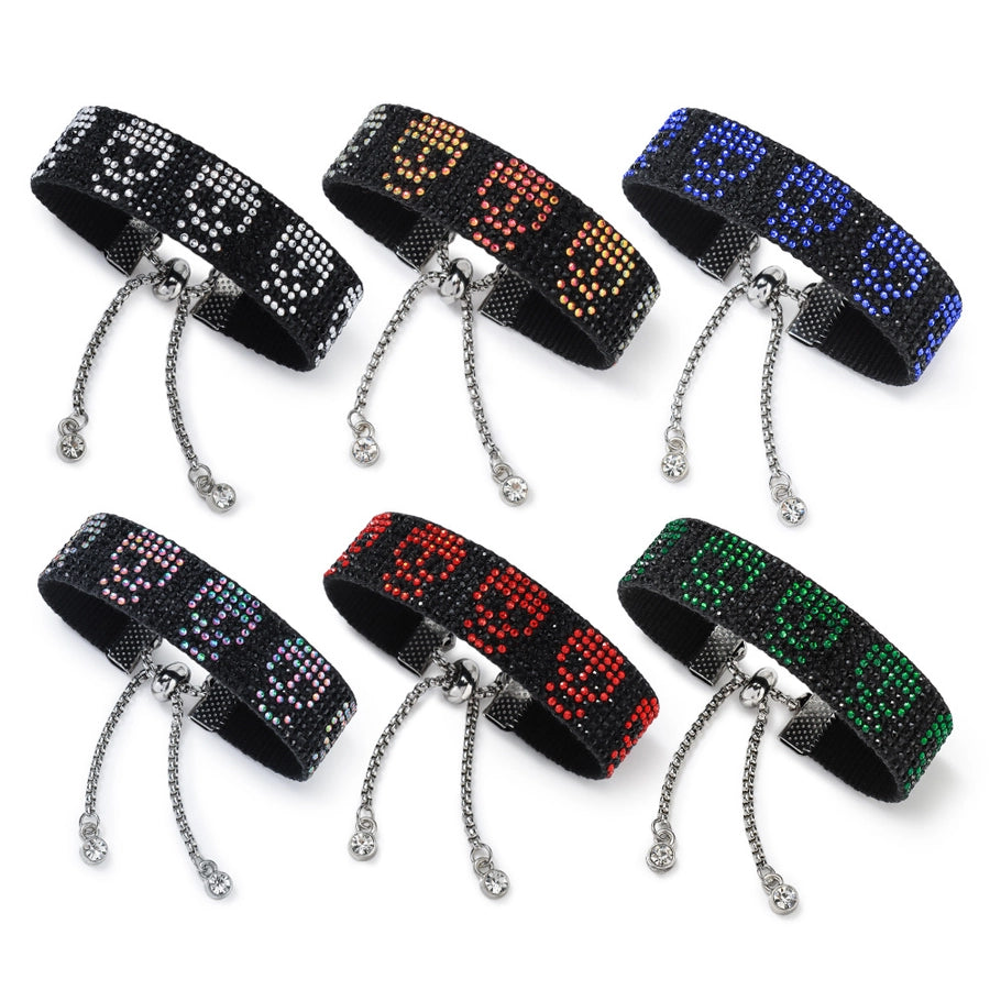 Hip-Hop Rock Artistic Skull Polyester Woven Chain String Bracelets