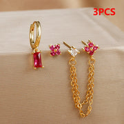 E1569 Gold-Red-3PCs