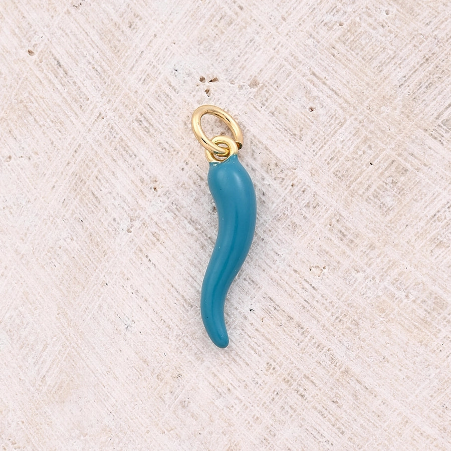 1 Pc/Package 18x4.5mm Hole 3~3.9mm Copper 18K Gold Plated White Gold Plated chili Polished Pendant Jewelry Accessories