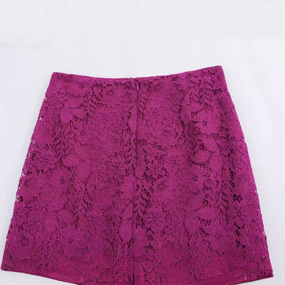 Summer Simple Style Solid Color Polyester Midi Dress Skirts