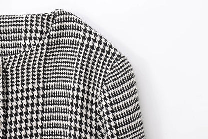 Women's Blazer Long Sleeve Blazers Button Elegant Color Block