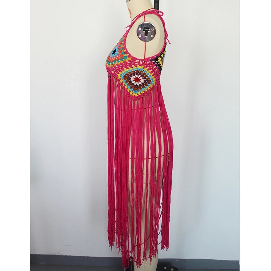 women's bohemian geometric cover ups