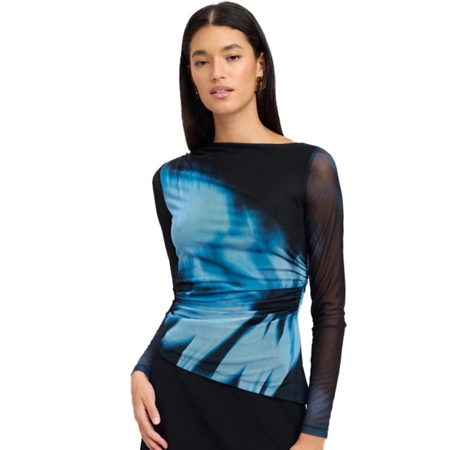 Women's T-shirt Long Sleeve T-Shirts Streetwear Color Block