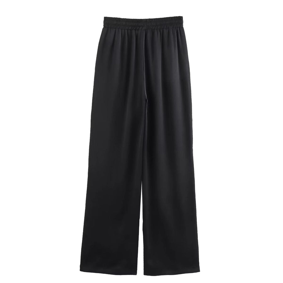 Daily Women's British Style Solid Color Polyester Pants Sets Pants Sets