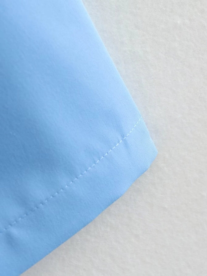 Summer Sexy Solid Color Polyester Midi Dress Skirts