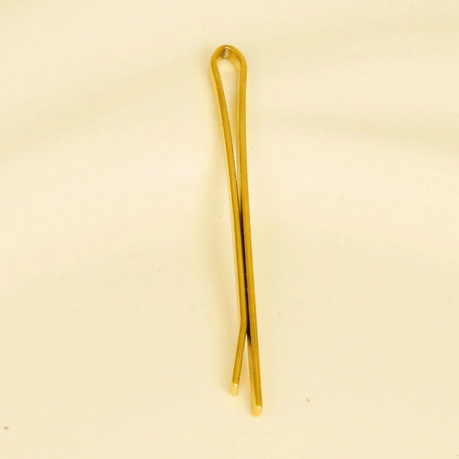 Women's Sweet Geometric 304 Stainless Steel Plating Hair Clip