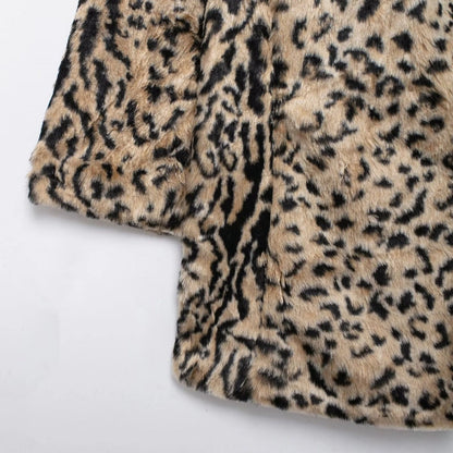 Women's Casual Luxurious Leopard Coat