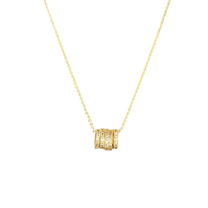 Jewelry Lady Simple Style Geometric Copper Zircon Necklace